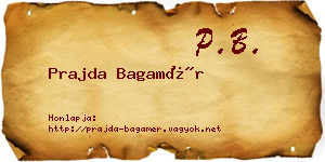 Prajda Bagamér névjegykártya